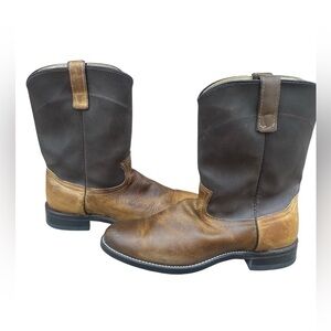 Texas American Made Distressed Western boots men sz 9.5 D